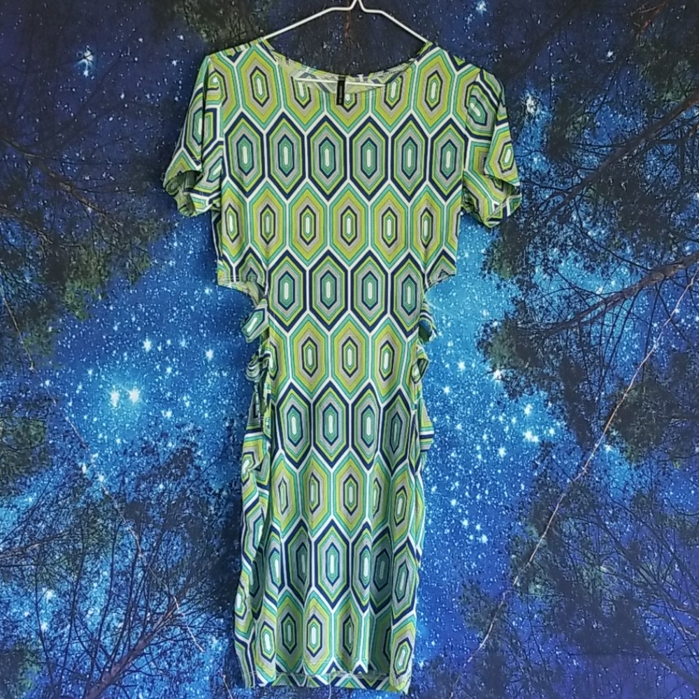 3/$20 Vintage mini dress with side cutouts